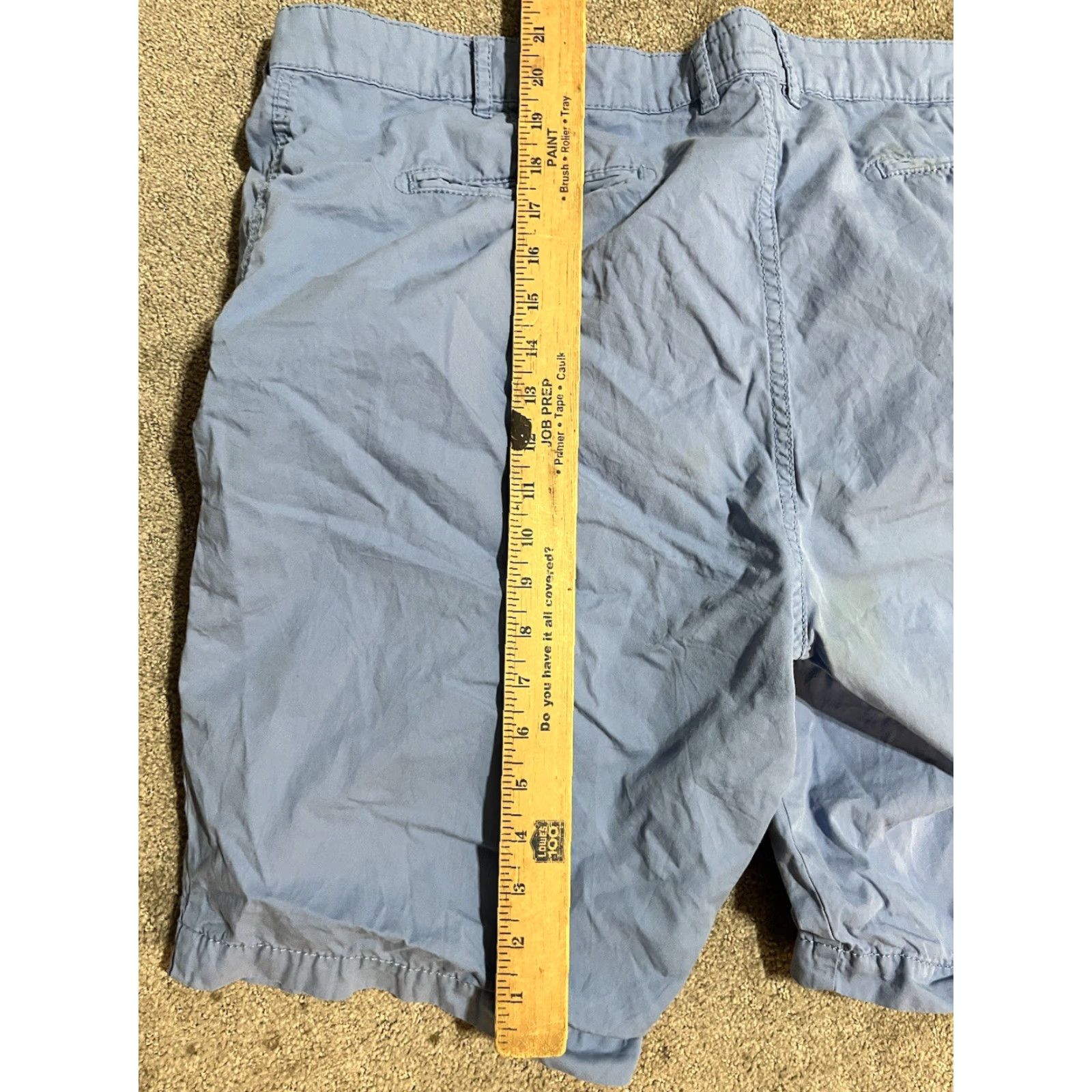 Brixton Brixton Men’s Solid Chino Shorts Size 42 Blue Size US 42 / EU 58 - 5 Thumbnail