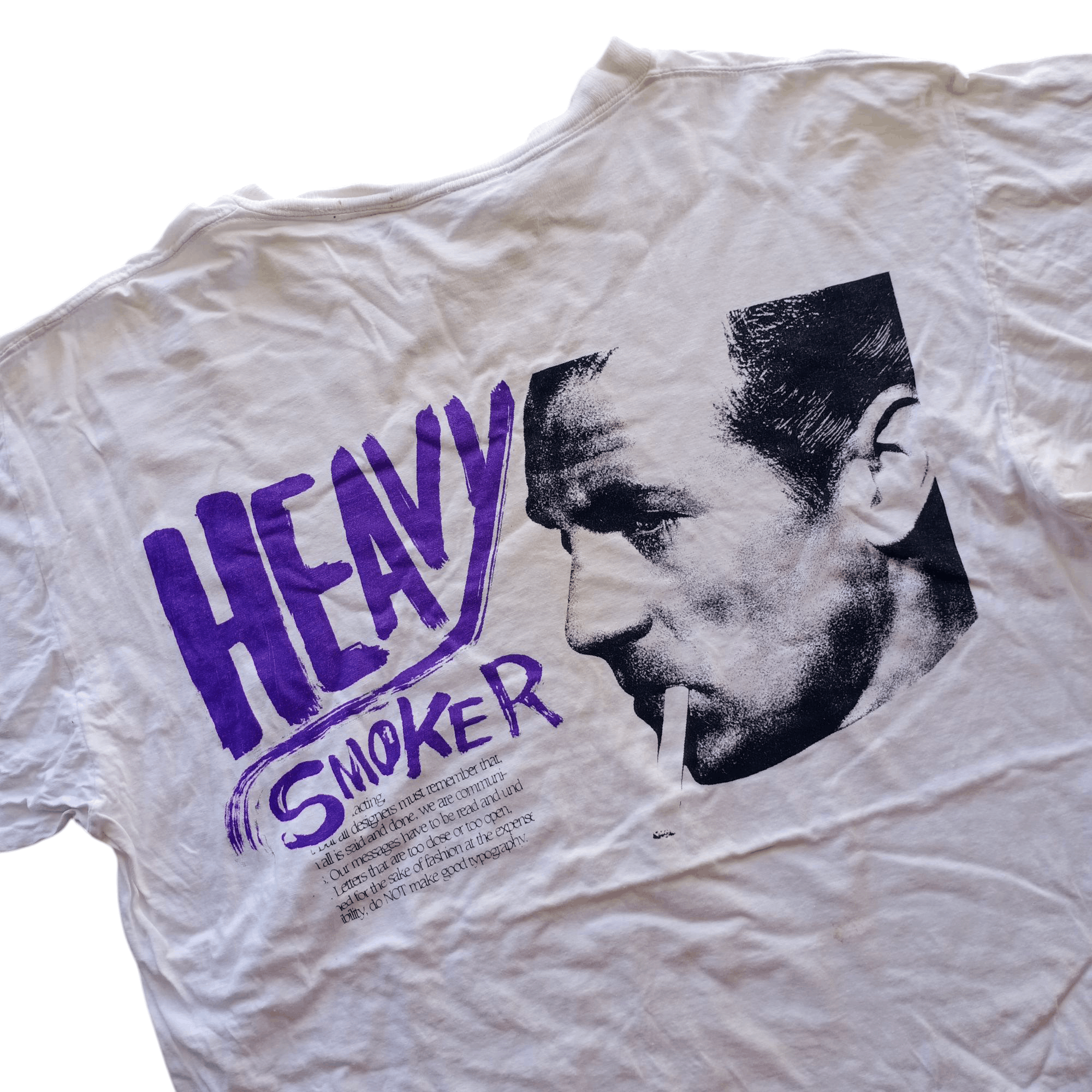 Vintage Vintage James Dean Heavy Smoker Tee bad boy movie Size US L / EU 52-54 / 3 - 2 Thumbnail