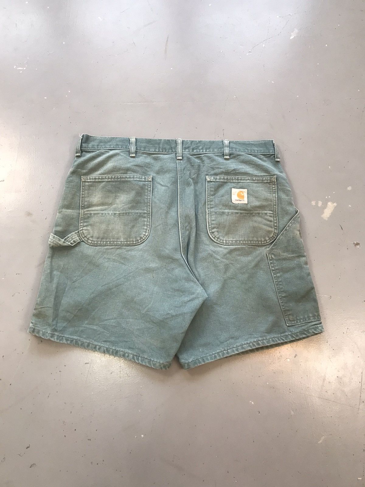 Carhartt × Vintage Vintage Carharttt WU1935 Carpenter jort Size US 39 - 4 Thumbnail