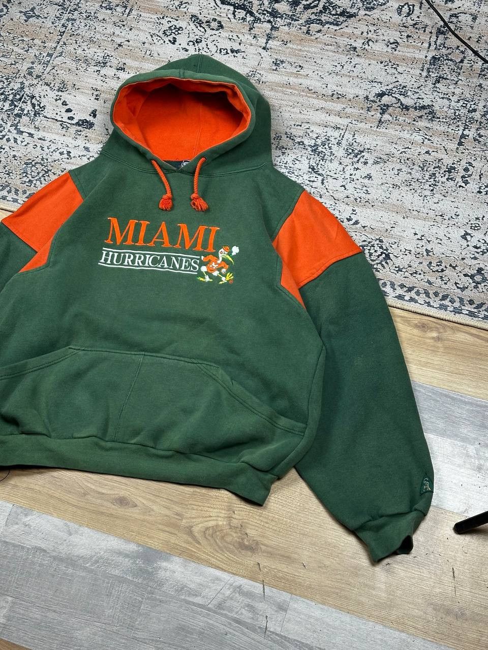 Vintage Vintage Miami Hurricanes Rare Oversized Hoodie Size US XL / EU 56 / 4 - 2 Thumbnail