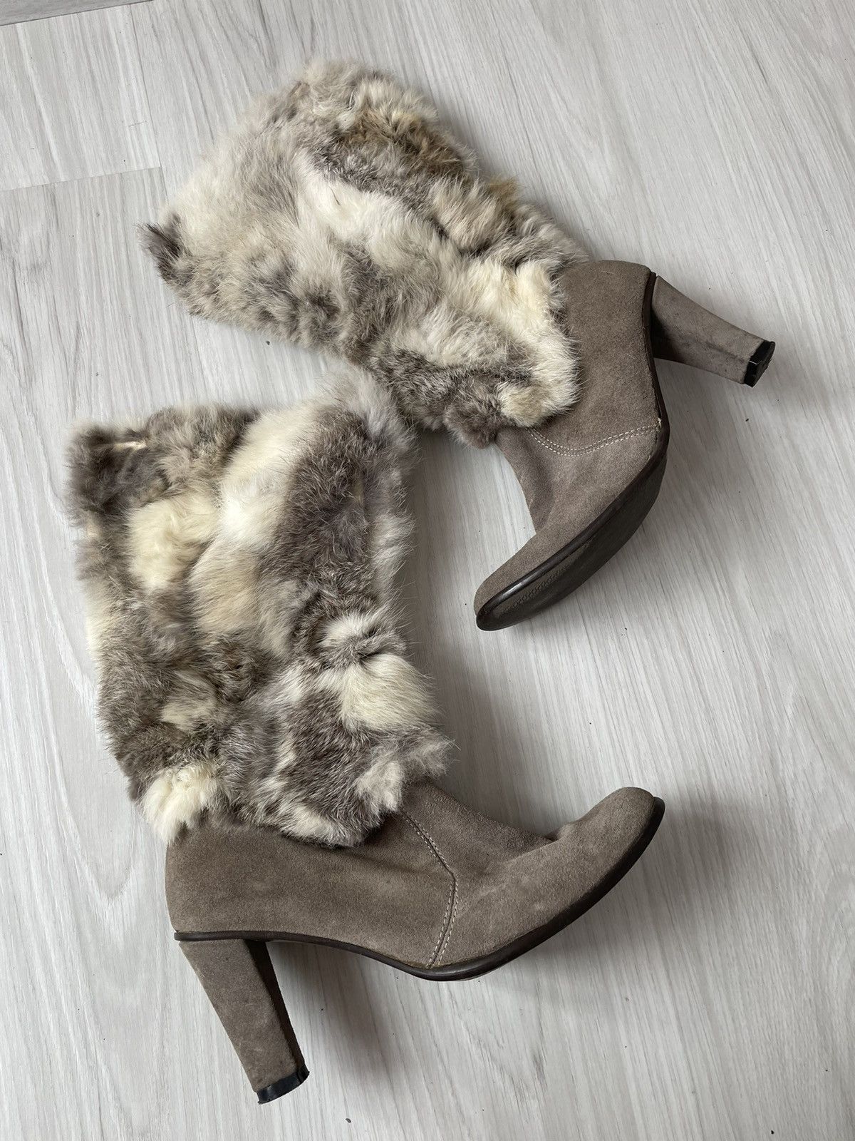 Vintage Vintage fur boots Size US 7.5 / IT 37.5 - 7 Thumbnail