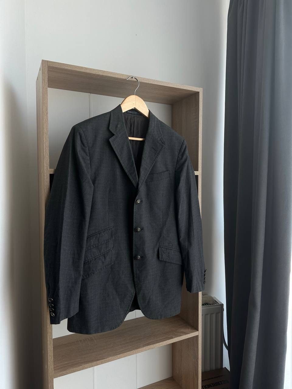 Polo Ralph Lauren × Vintage Vintage Polo Ralph Lauren Gray PRL Blazer Jacket Size 42R - 3 Thumbnail