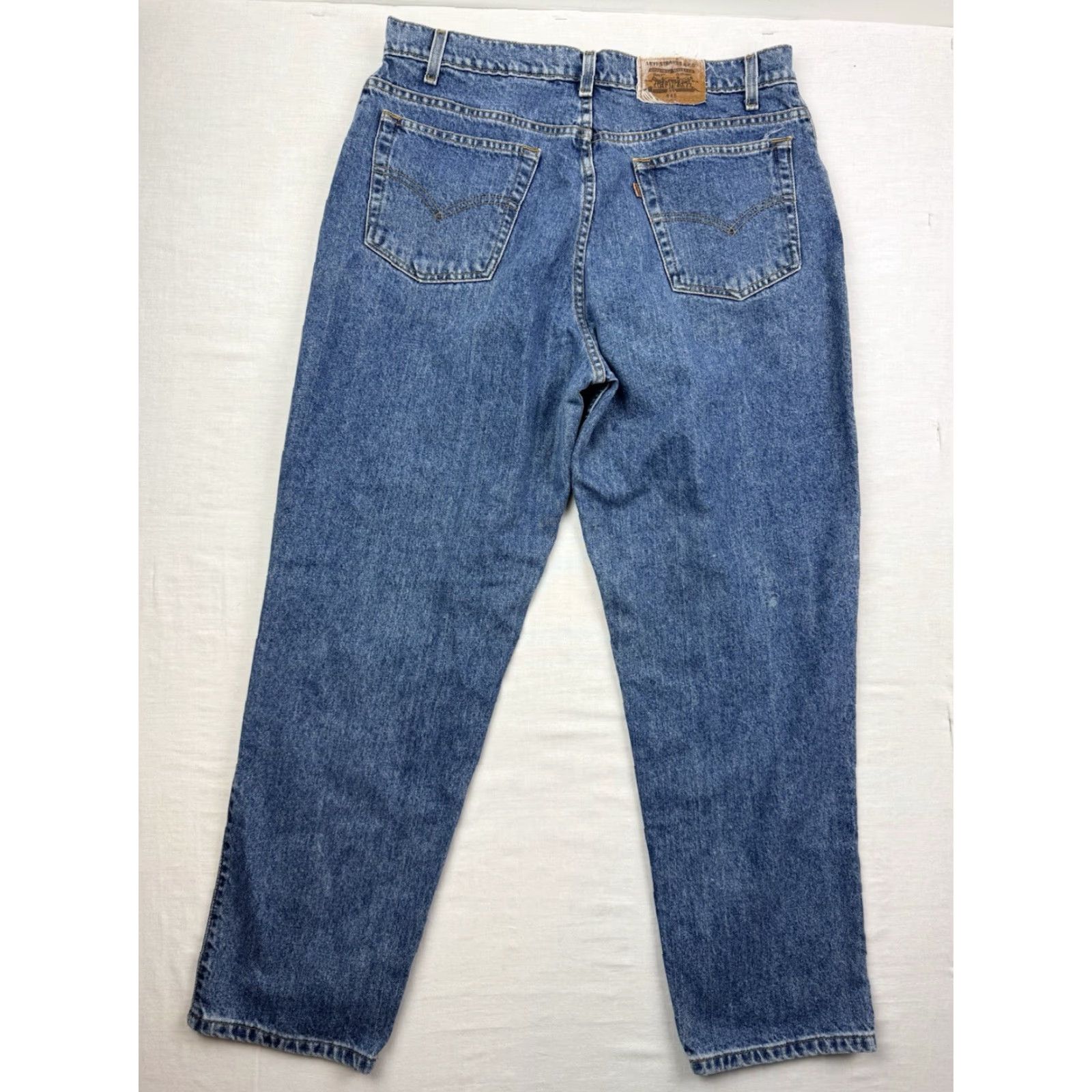 Levi's Vintage Levis 545 Loose Fit Jeans Adult 36x30 Blue Grunge Y2K 90s Brown Tab Size US 36 / EU 52 - 3 Thumbnail