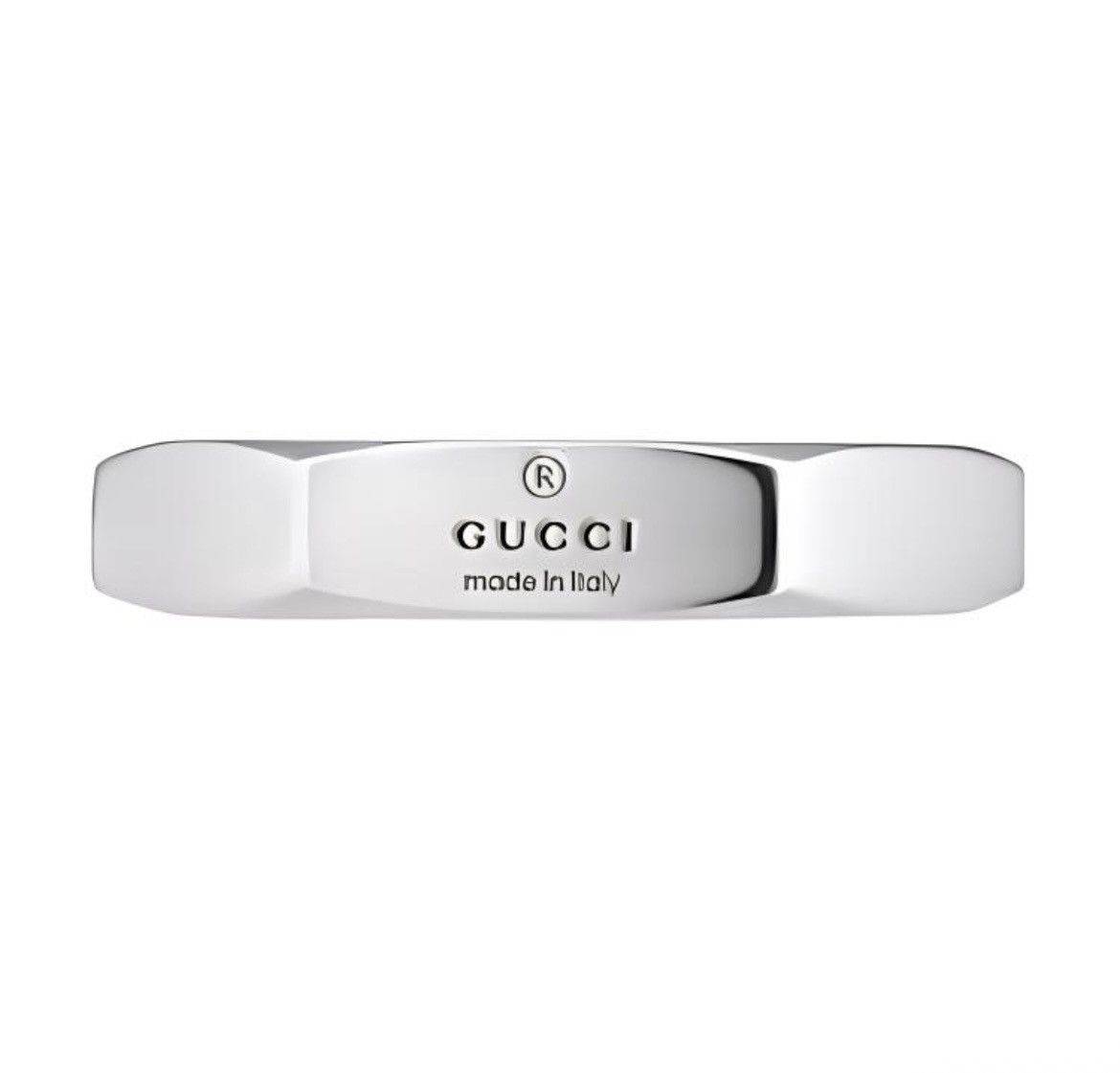 Gucci Gucci Trademark 5MM Silver 925 Unisex Silver 782839 Size ONE SIZE - 1 Thumbnail
