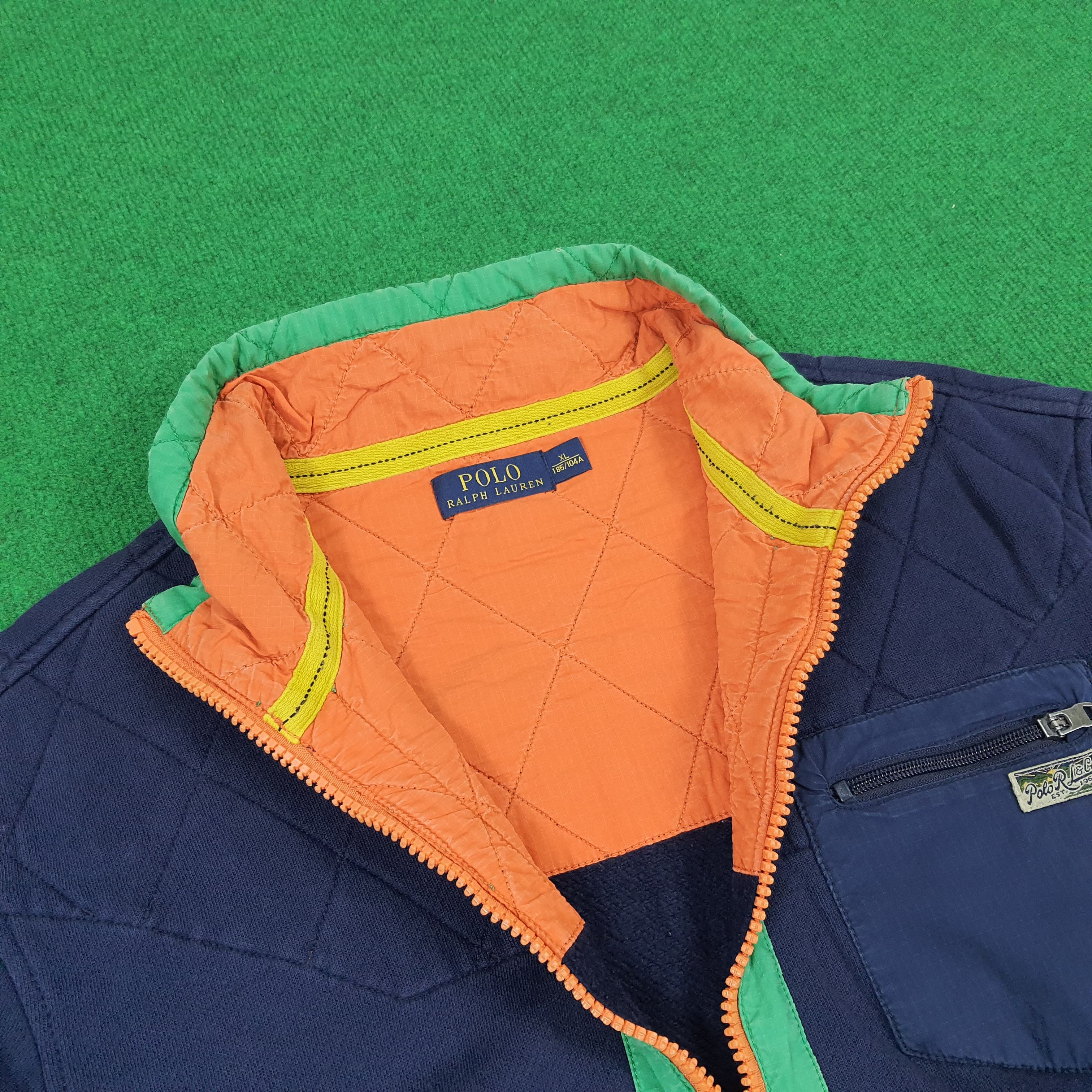 Polo Ralph Lauren × Vintage Vintage POLO Ralph Lauren Half Zipper Sweatshirts Size US XL / EU 56 / 4 - 5 Thumbnail