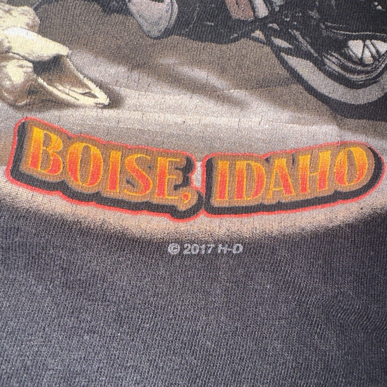 Harley Davidson × Vintage 2017 Harley Davidson T-Shirt Black Medium 19x26 Size US M / EU 48-50 / 2 - 6 Thumbnail