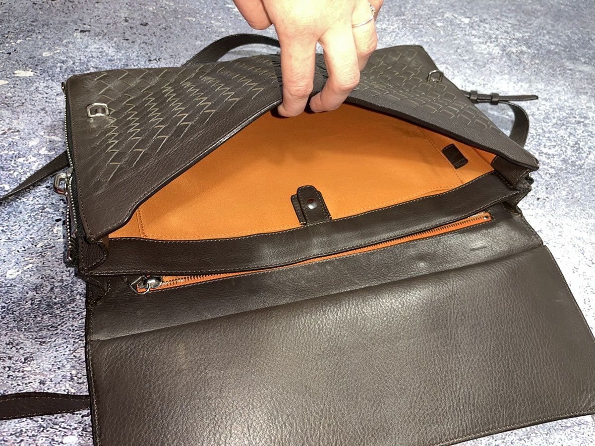 Santoni SANTONI Leather shoulder bag classic Bottega Veneta Style Size ONE SIZE - 18 Thumbnail