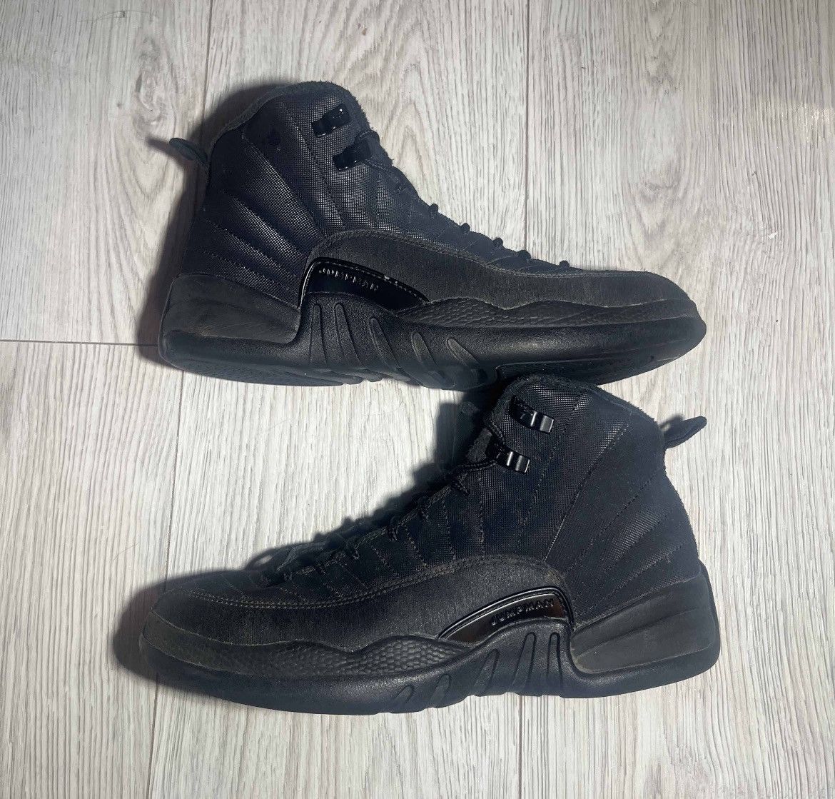 Jordan Brand Nike jordan 12 winterized black size 7 Grailed