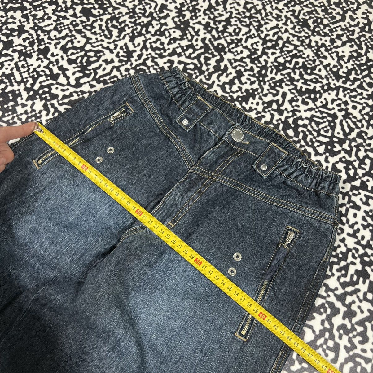 Japanese Brand Vintage Y2K Japanese Wide Baggy Jeans Skate Sk8 Jnco Style Size 25" / US 0 / IT 36 - 21 Thumbnail