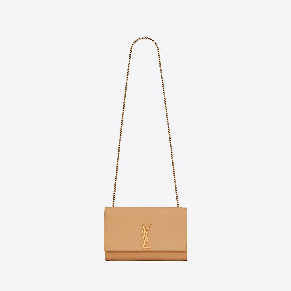 Saint Laurent Paris o1s1wg110425 364021 Size: OS / Kate Medium Leather Bag Beige Size ONE SIZE - 1 Thumbnail