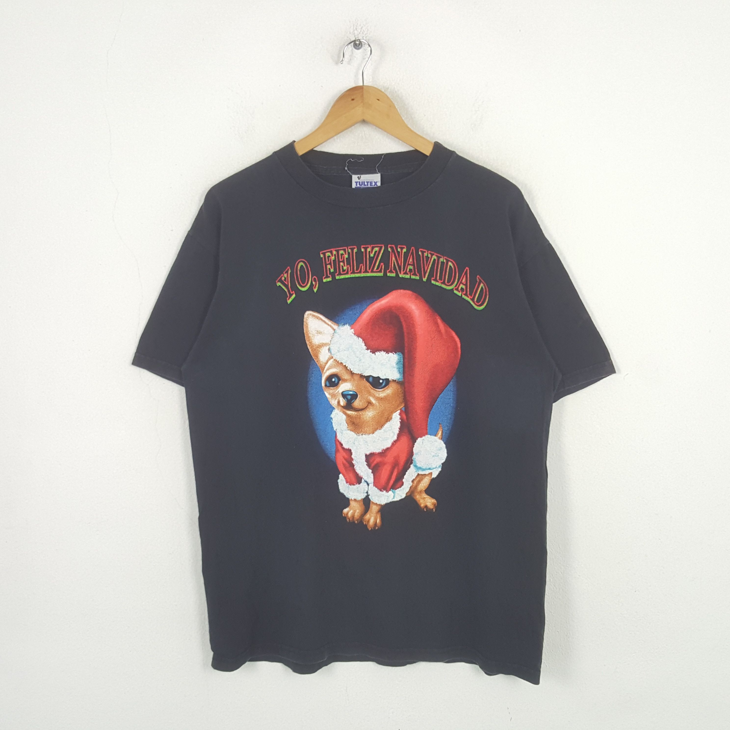 Vintage Vintage Taco Bell Dog Yo Feliz Navidad Tshirt 32 Size US M / EU 48-50 / 2 - 1 Thumbnail