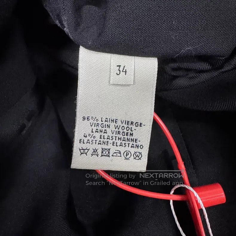 Hermes Hermes Collarless Wool Blazer Size XXS / US 00 / IT 34 - 6 Thumbnail
