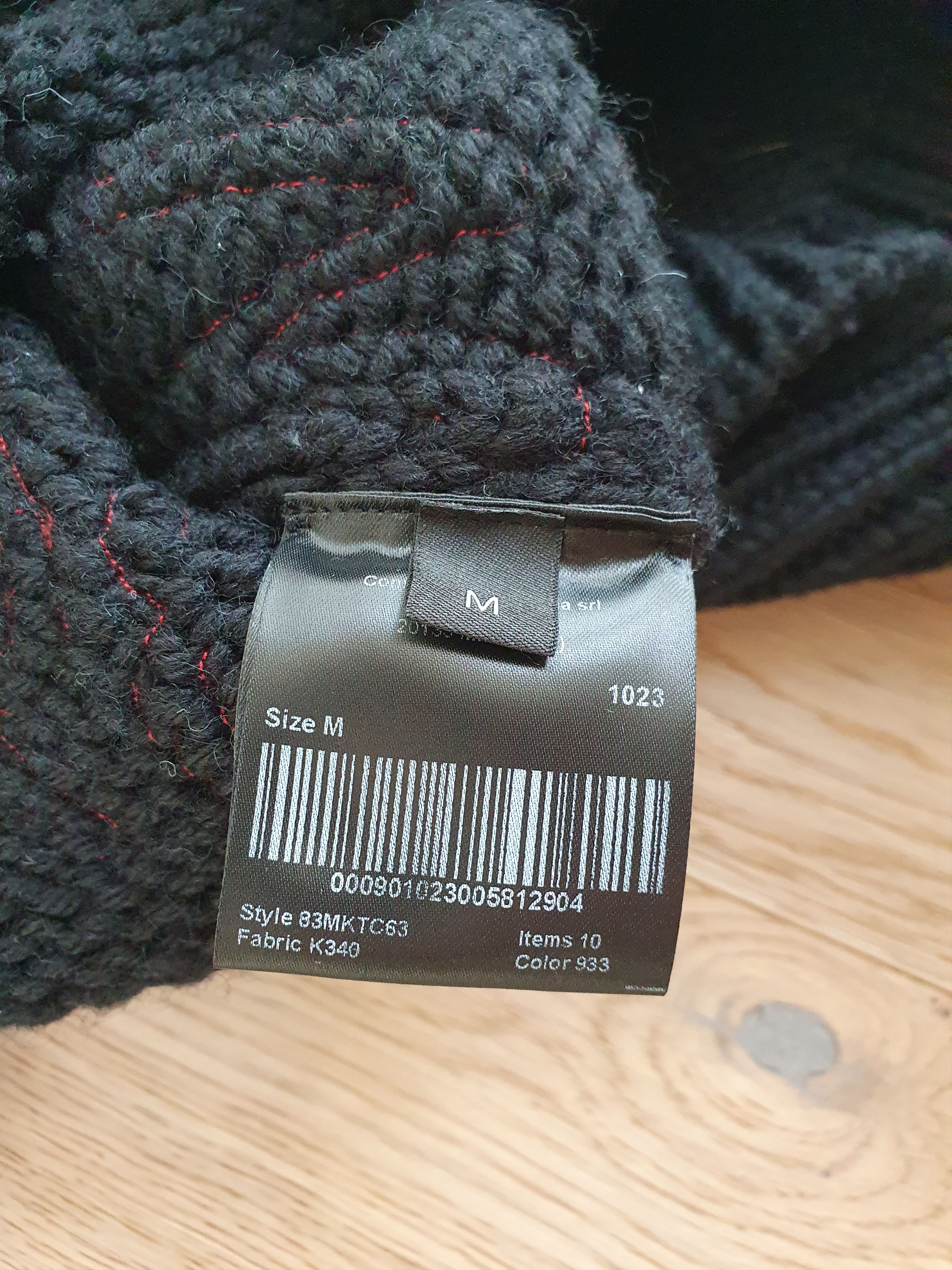 Calvin Klein 205W39NYC × Raf Simons 800$ Retail! DSWT Heavy Wool Logo Knit Sweater by Raf Simons Size US M / EU 48-50 / 2 - 9 Thumbnail