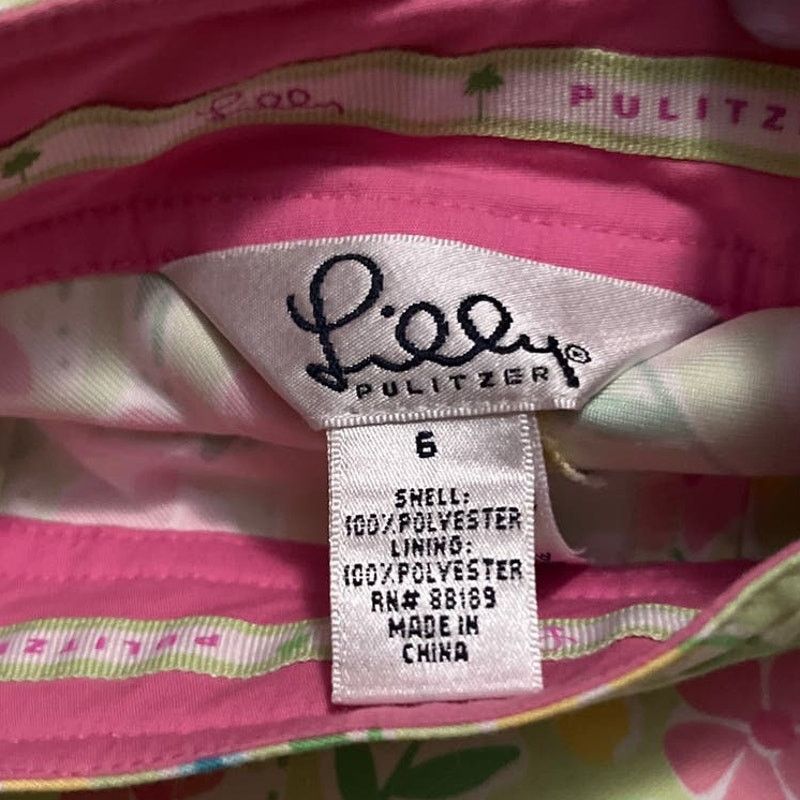 Lilly Pulitzer Lilly Pulitzer Eagle Skort “Palm Green Speck Print” size 6 Size 28" / US 6 / IT 42 - 3 Thumbnail