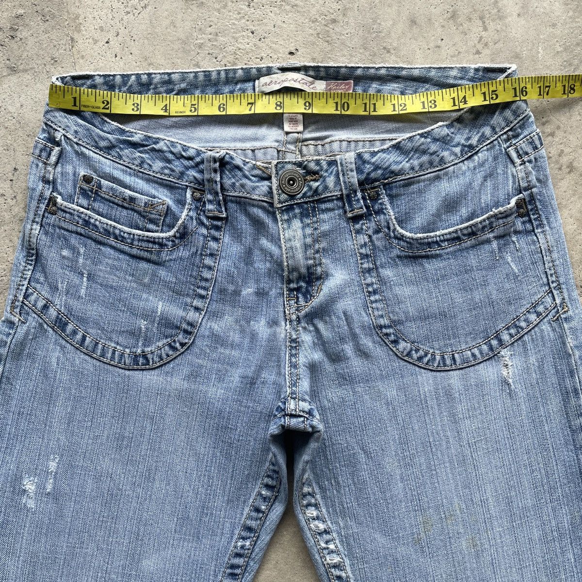 Japanese Brand Vintage Japanese Faded FLARE Denim BOOTCUT Jeans Pants W32 Size US 32 / EU 48 - 6 Thumbnail