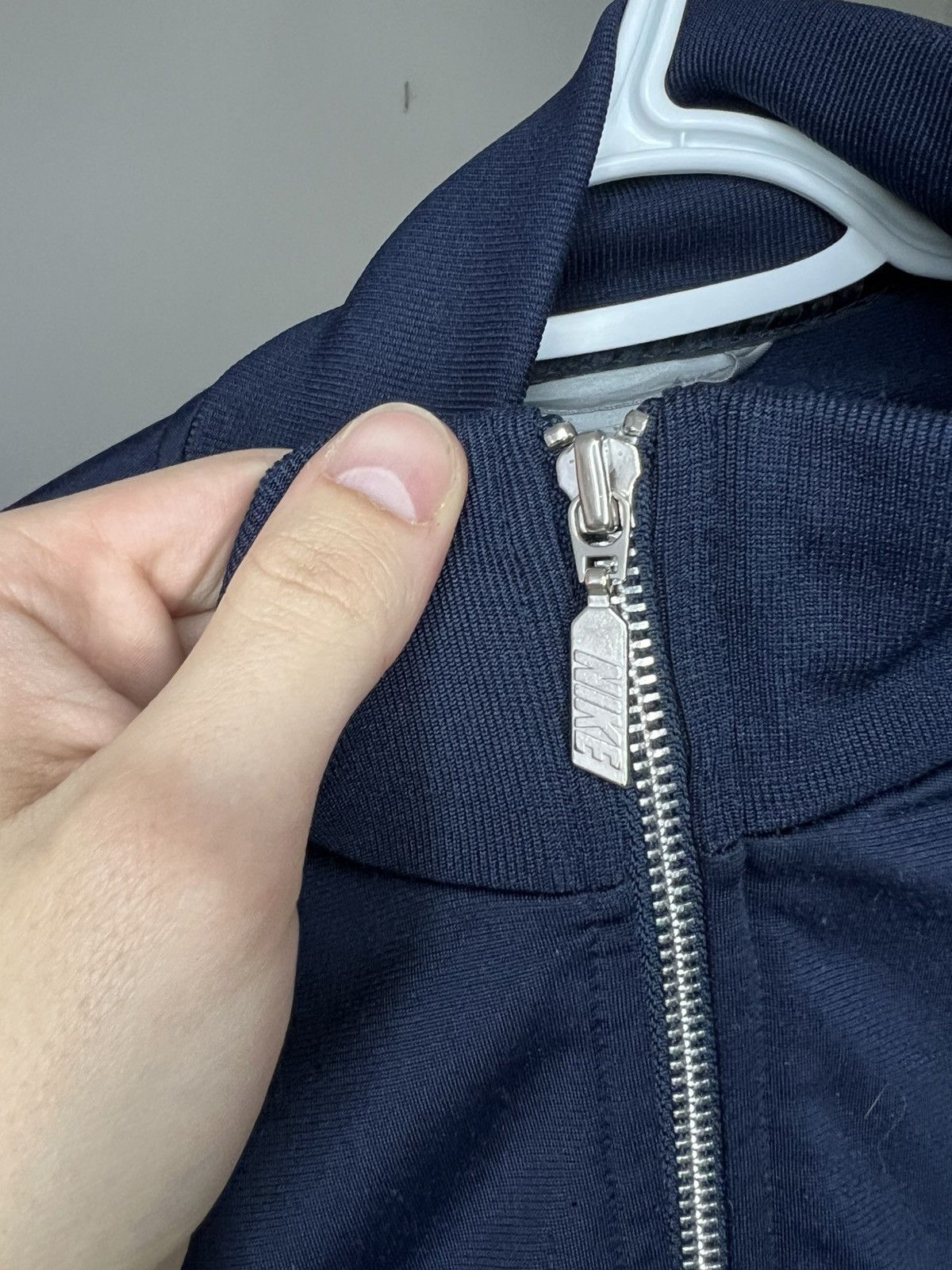 Nike Vintage Y2K Nike Navy Full Zip Athletic Track Jacket Mens Size US M / EU 48-50 / 2 - 3 Thumbnail