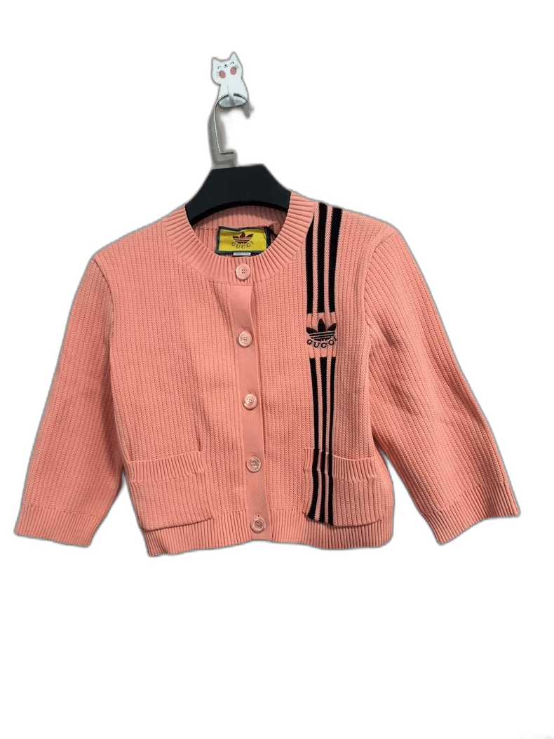 Gucci Gucci Adidas Pink Cardigan Sweater Size M / US 6-8 / IT 42-44 - 1 Thumbnail