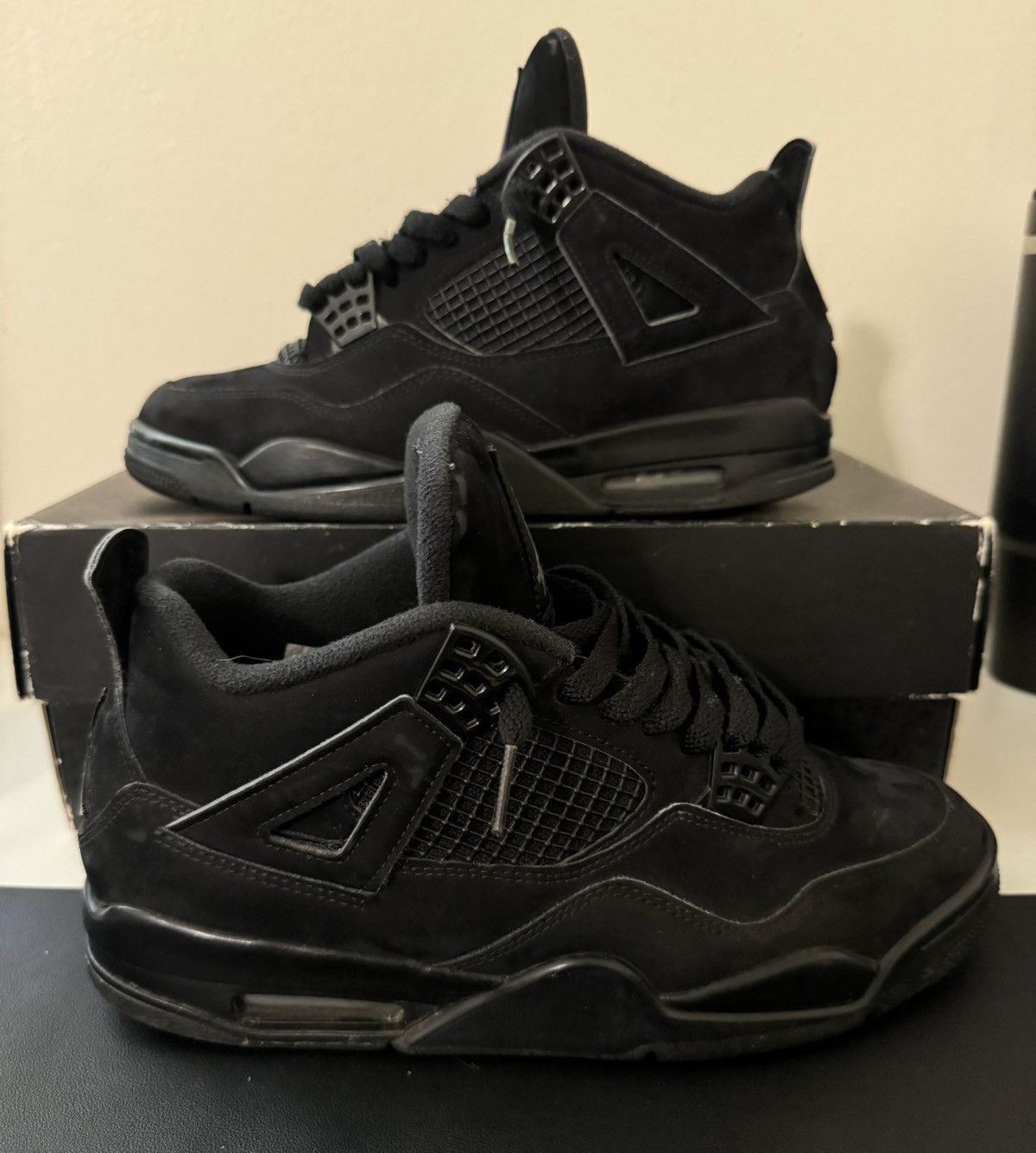 Nike Jordan 4 black cat size 8.5 | Grailed