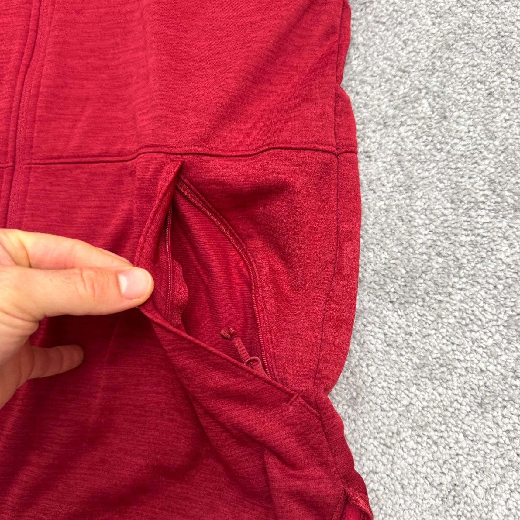 Vintage Columbia Hoodie Jacket Women M Red Omni Wick Featherweight Tech Fleece Hooded All Seasons Hiking Outdoor Athleisure Shirt Inte Size M / US 6-8 / IT 42-44 - 6 Thumbnail