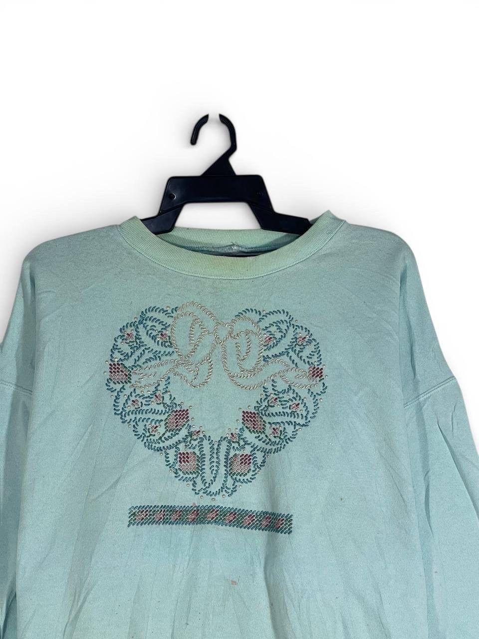 Other Vintage 90s love sweatshirt jumper size XL Size US XL / EU 56 / 4 - 2 Thumbnail