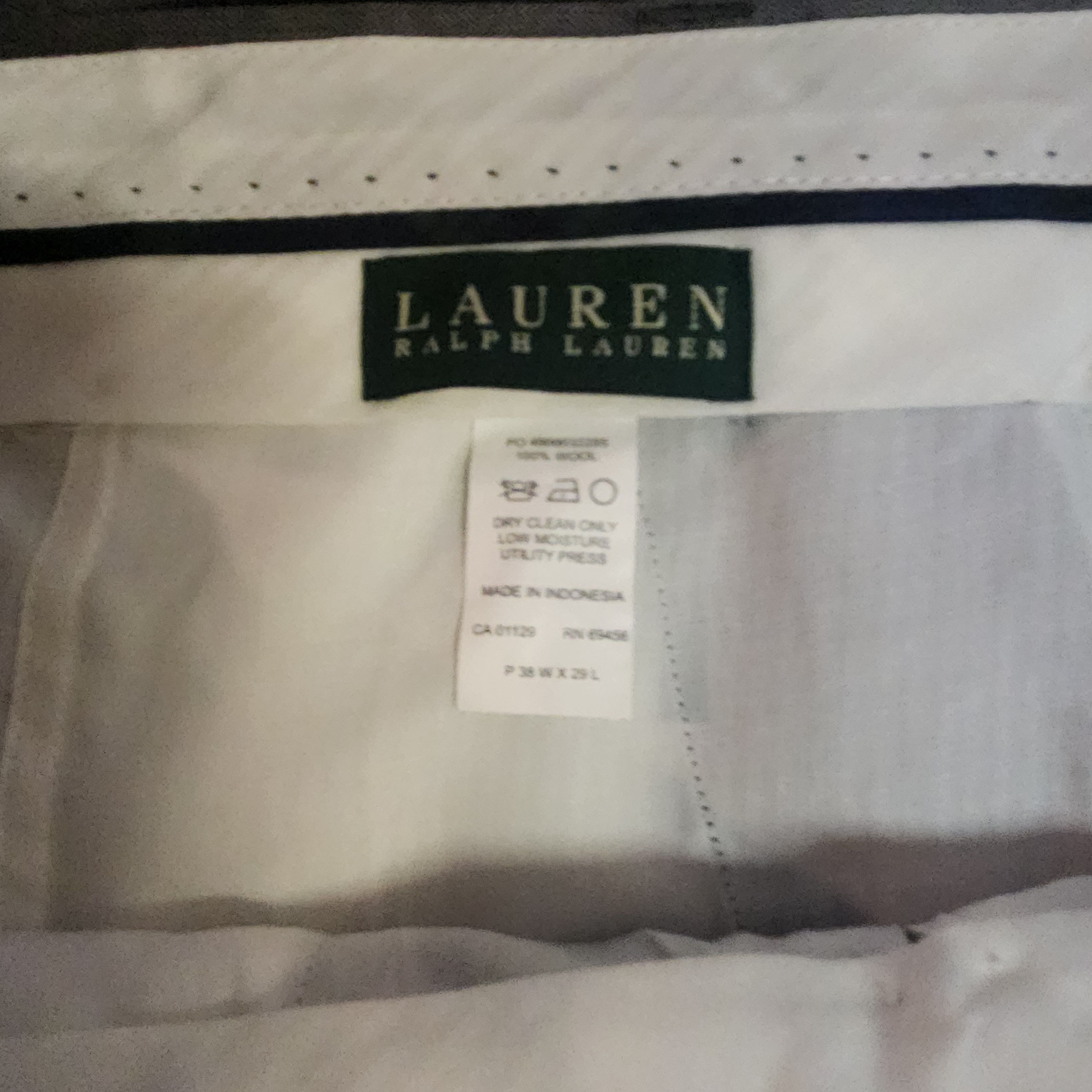 Ralph Lauren Lauren Ralph Lauren Dark Gray Dress Pants Men's size 38W Size US 38 / EU 54 - 5 Thumbnail