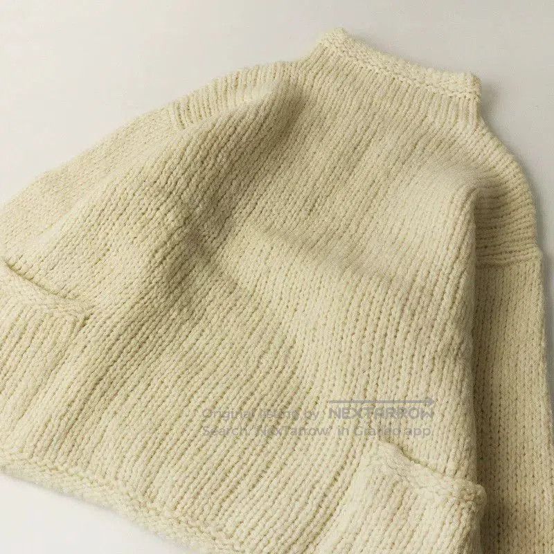 45rpm Ivory Wool Knit Sweater. Size M / US 6-8 / IT 42-44 - 3 Thumbnail