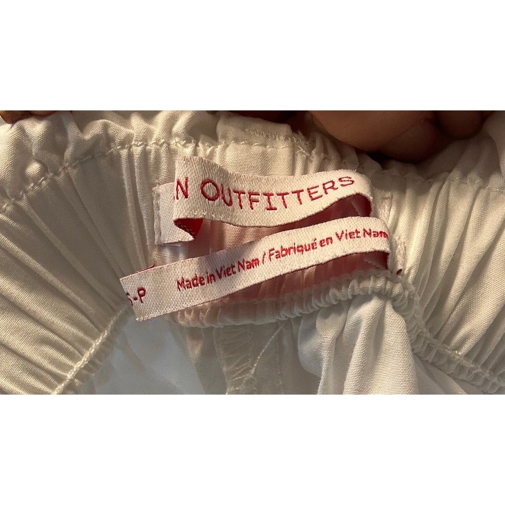 Urban Outfitters Paper Bag Waist Hip Pockets Urban Outfitters Shorts White S Size 27" / US 4 / IT 40 - 15 Thumbnail