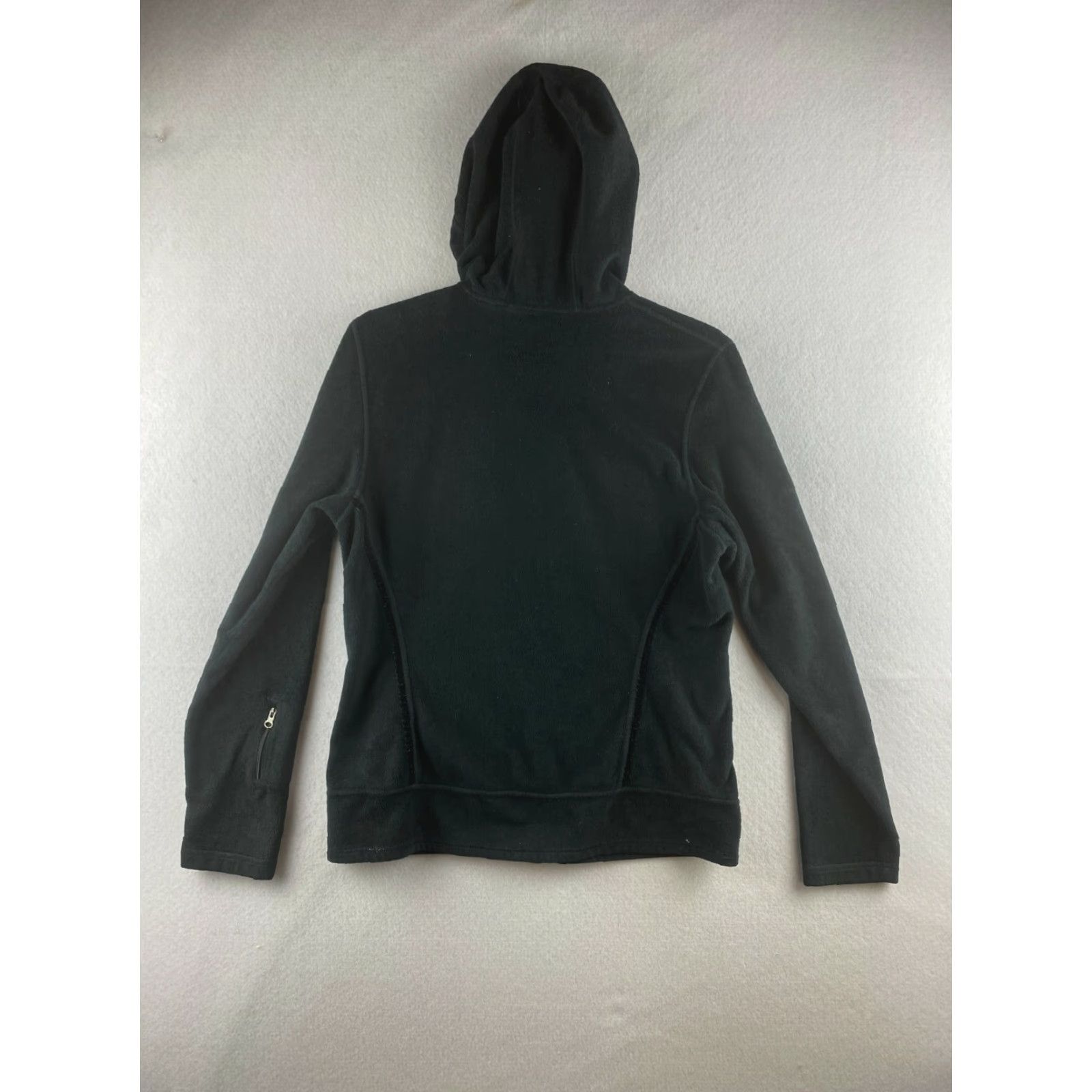 Marmot Marmot Hoodie Womens Medium M Black Full Zip Pockets Hooded Fleece Size M / US 6-8 / IT 42-44 - 6 Thumbnail