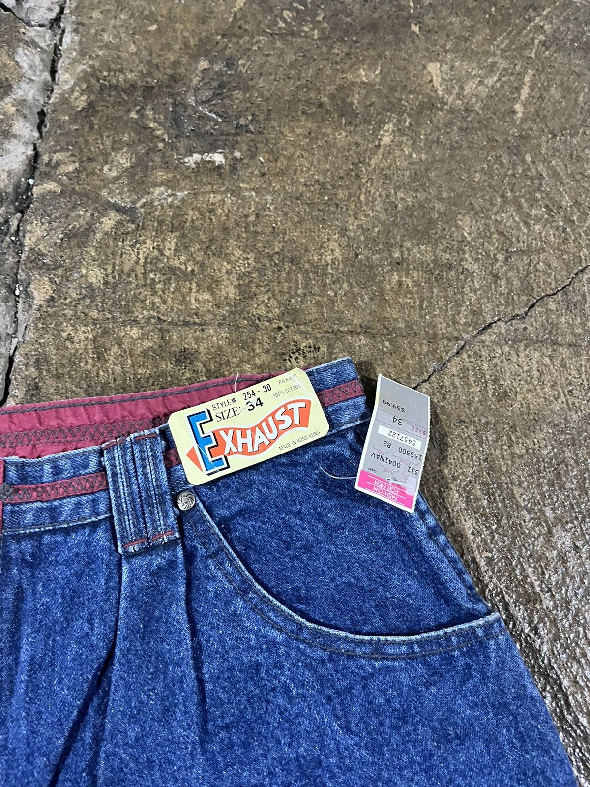 JNCO × Southpole × Vintage Crazy Vintage 90s Exhaust Carpenter Jorts Baggy Shorts JNCO Size US 34 / EU 50 - 7 Thumbnail