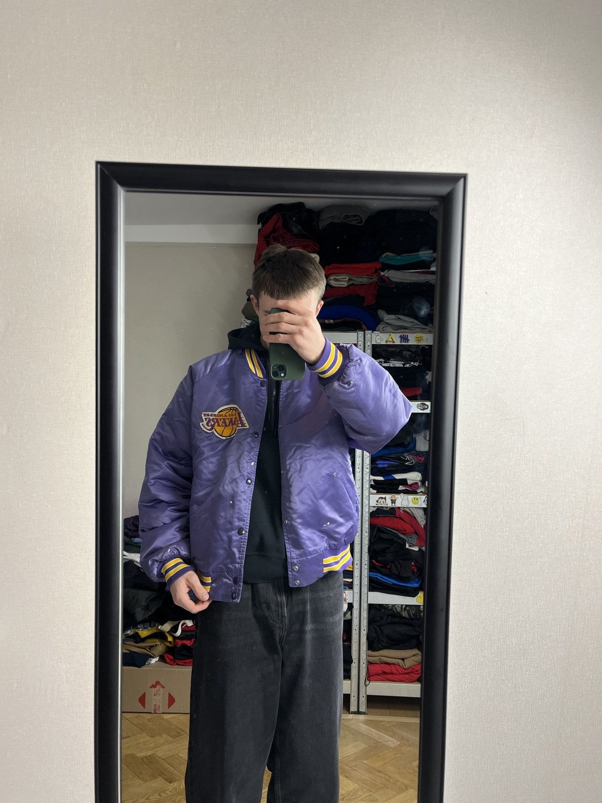Chalk Line × NBA Vintage Chalk Line NBA Los Angeles Lakers Bomber Jacket USA Size US XL / EU 56 / 4 - 3 Thumbnail
