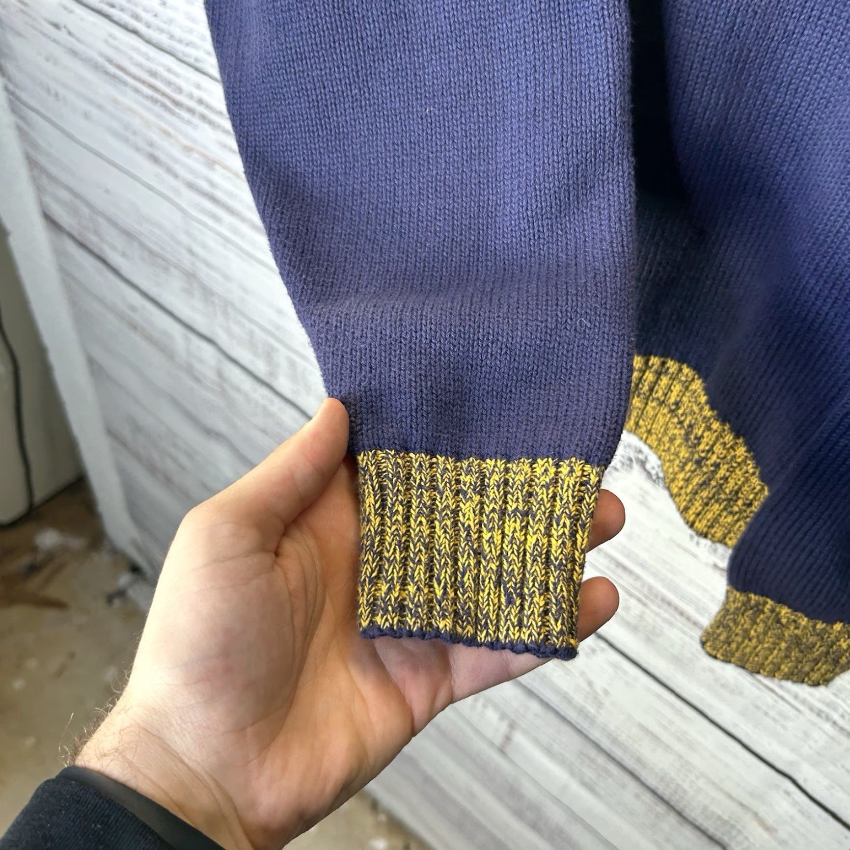 Vintage VINTAGE WVU Mountaineers Knit Pullover Sweater Large Size US L / EU 52-54 / 3 - 7 Thumbnail