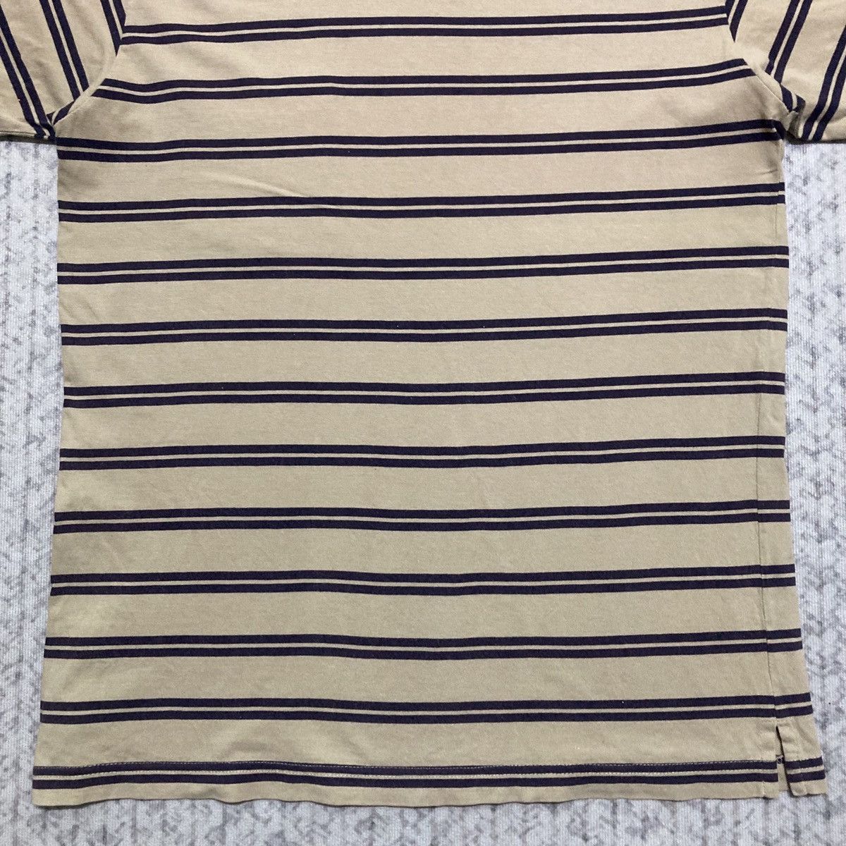 Supreme Distress Supreme Brown Stripes Pocketed Tees Size US M / EU 48-50 / 2 - 10 Thumbnail