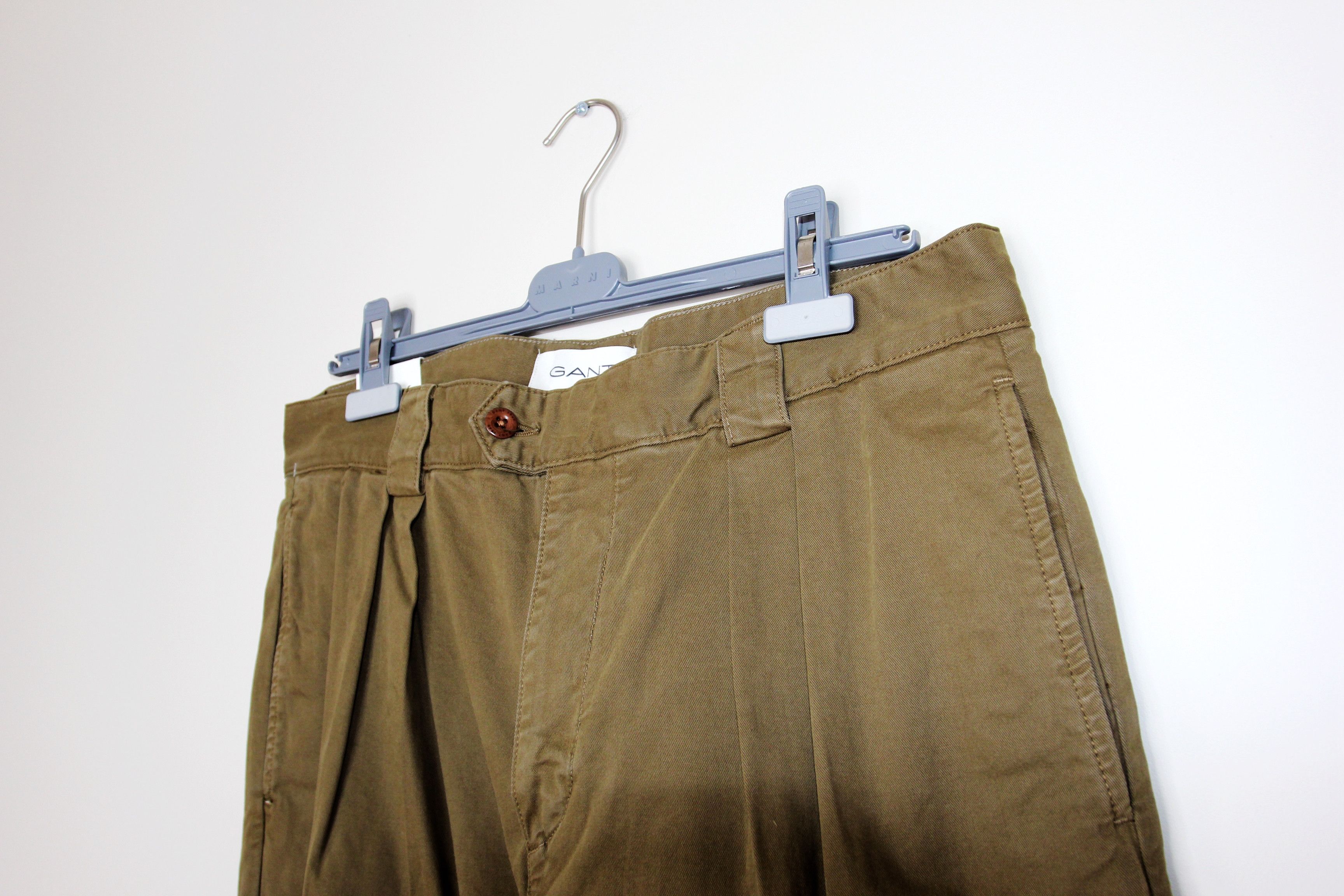 Gant BNWT AW23 GANT PLEATED TWILL CHINO PANTS 36 Size US 34 / EU 50 - 4 Thumbnail