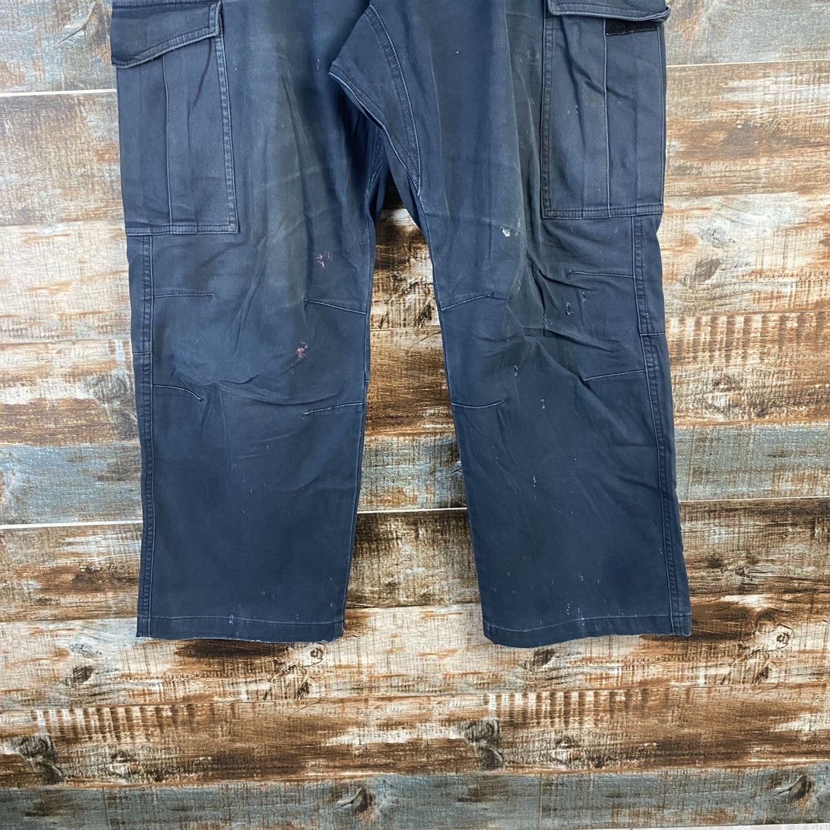 Japanese Brand DL Japanese Brand Dark Blue Cargo Multipocket Pants #C957 Size US 34 / EU 50 - 6 Thumbnail