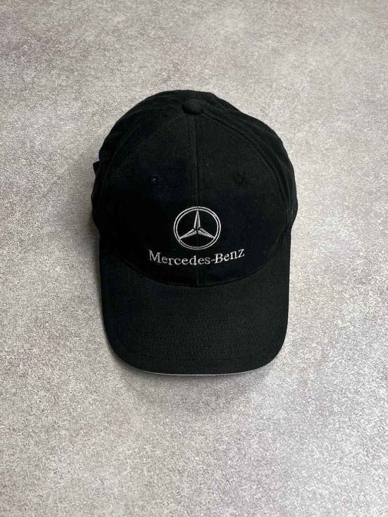 Mercedes-Benz × Vintage Vintage Mercedes Benz Embroidery Racing F-1 Cap Os Size ONE SIZE - 3 Thumbnail