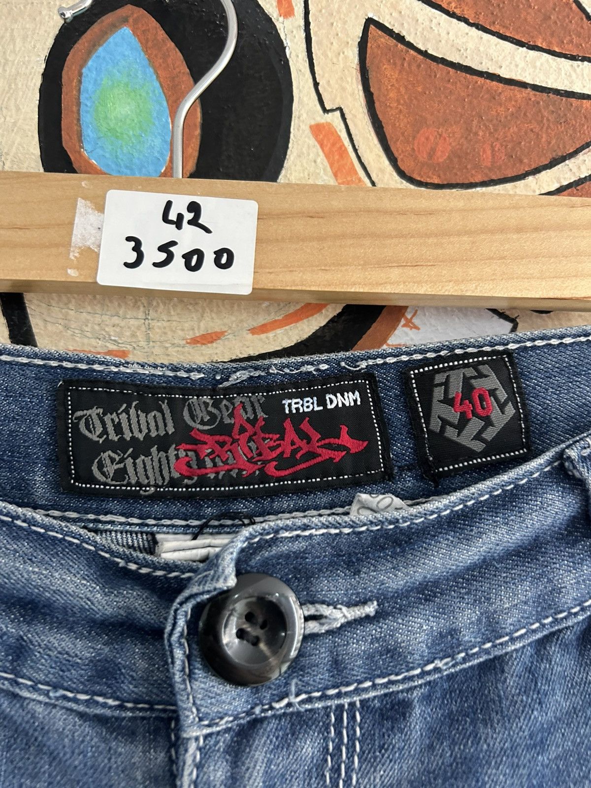 Vintage Vintage Tribal Skate Jeans Size US 42 / EU 58 - 6 Thumbnail