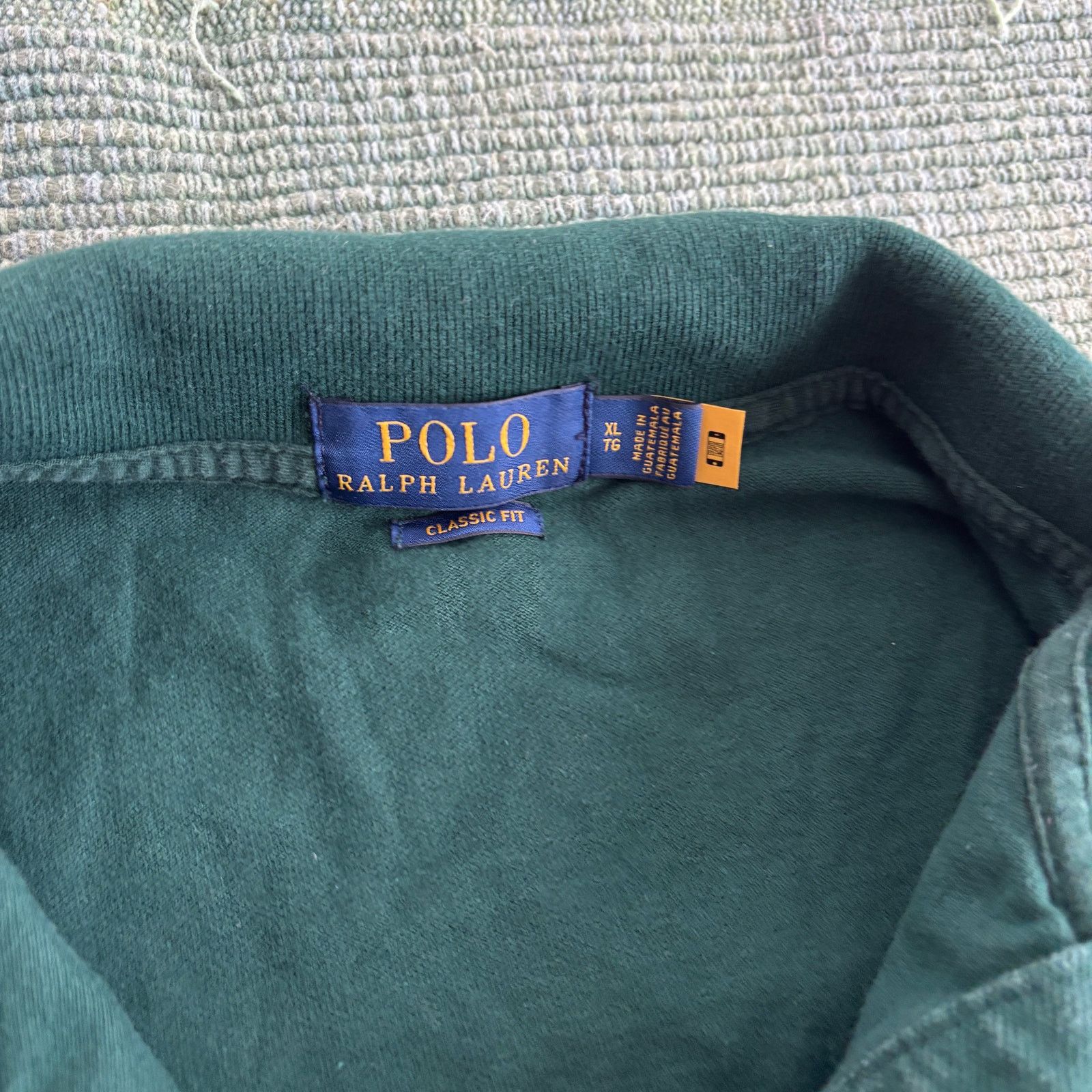 Polo Ralph Lauren Modern pre-owned Polo Ralph Lauren green collared polo shirt Size US XL / EU 56 / 4 - 4 Thumbnail