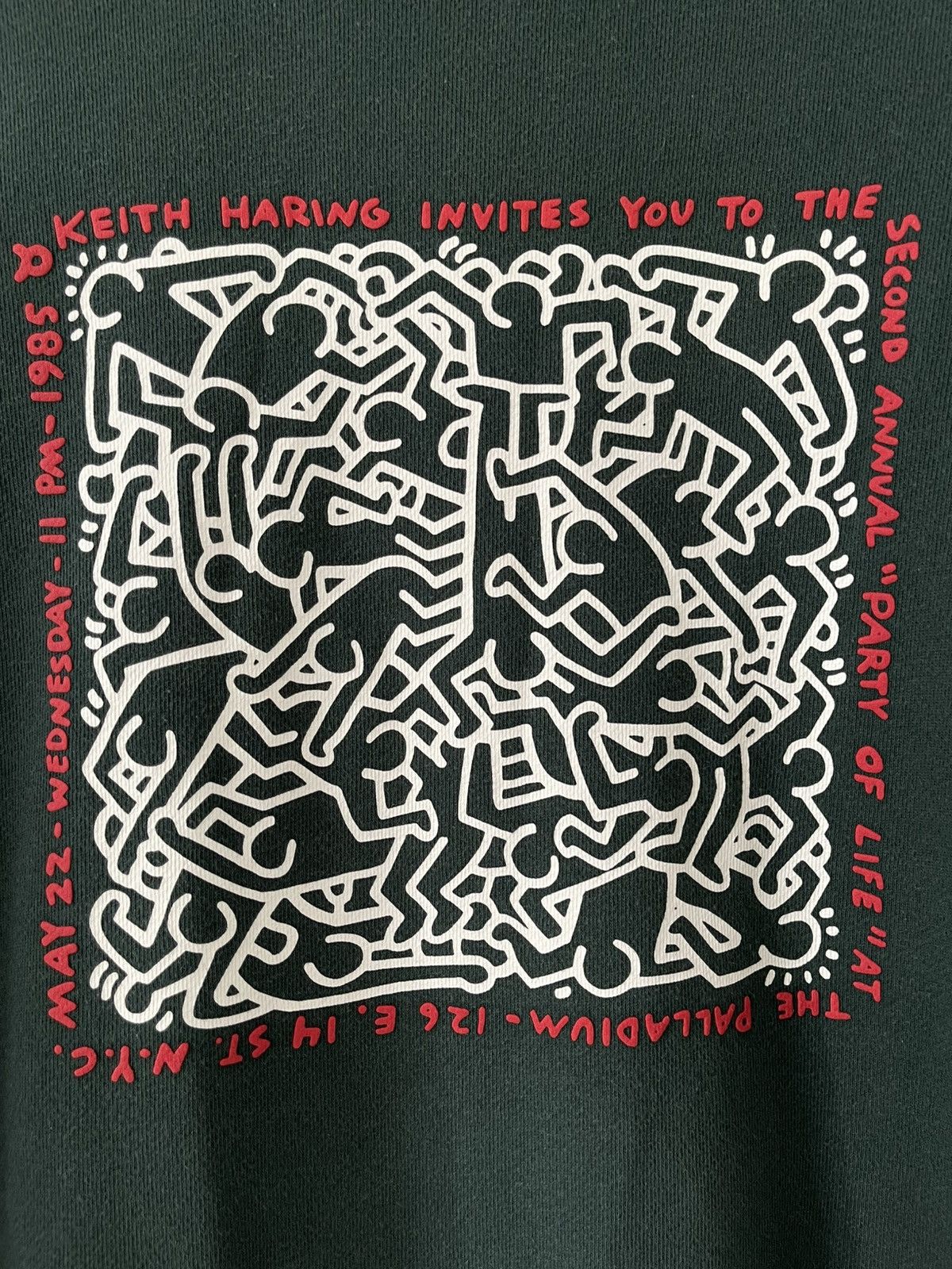 Keith Haring Uniqlo x Keith Haring ’Party of life’ Y2k Sweatshirt Size US L / EU 52-54 / 3 - 5 Thumbnail