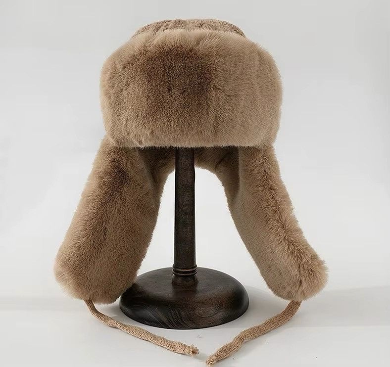 Other Outdoor Knitted Winter Unisex Warm Hat Ushanka Size ONE SIZE - 2 Thumbnail