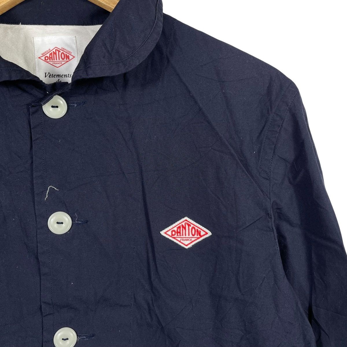 Danton Danton France Work Jacket Navy Cotton Made In Japan Size US M / EU 48-50 / 2 - 5 Thumbnail