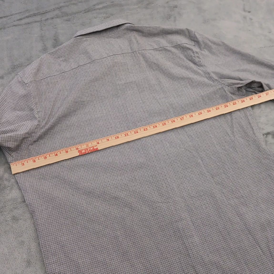 Old Navy Old Navy Shirt Mens XL Slim Fit Gray Plaid Long Sleeve Button Up Cotton Blend Mens XL Slim Fit Button-Up Shirt Gray Plaid Size US XL / EU 56 / 4 - 7 Thumbnail