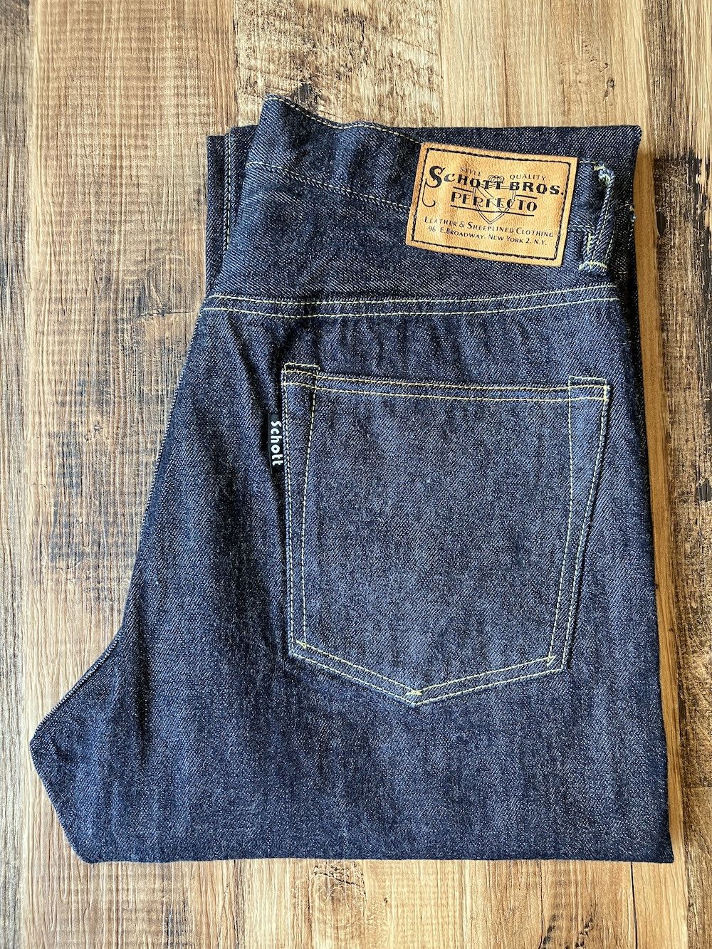 Schott Schott NYC W31 x L33 Perfecto Japan-made selvedge denim Size US 31 - 2 Thumbnail