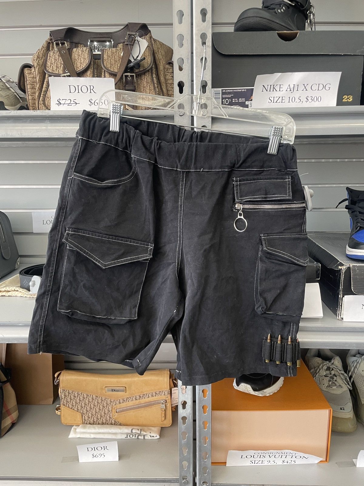 Menace Menace SAMPLE Bullet shorts black 30 Size US 30 / EU 46 - 1 Thumbnail