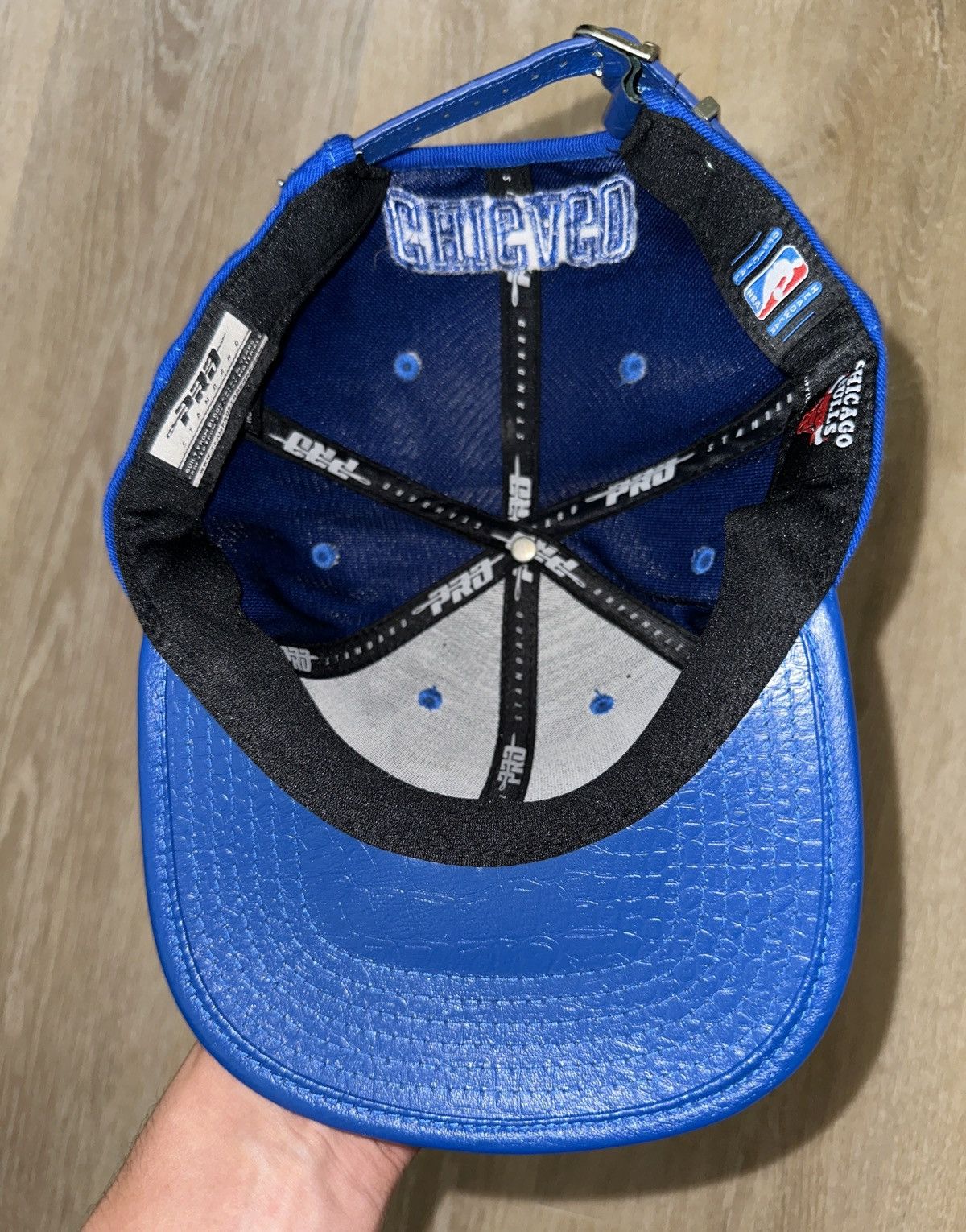 NBA Chicago Bulls NBA Champions Pro Edge NBA Strapback Hat Size ONE SIZE - 6 Thumbnail