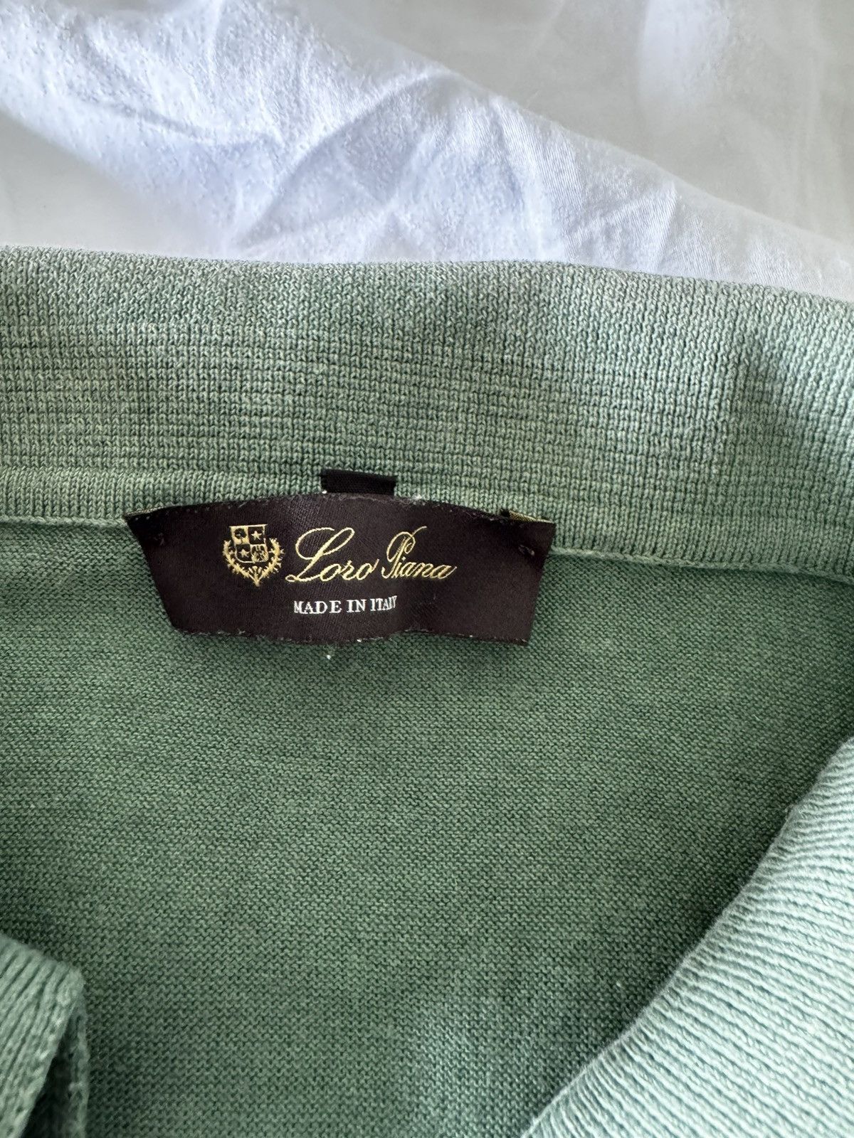 Loro Piana Loro piana green polo t Size US M / EU 48-50 / 2 - 1 Thumbnail