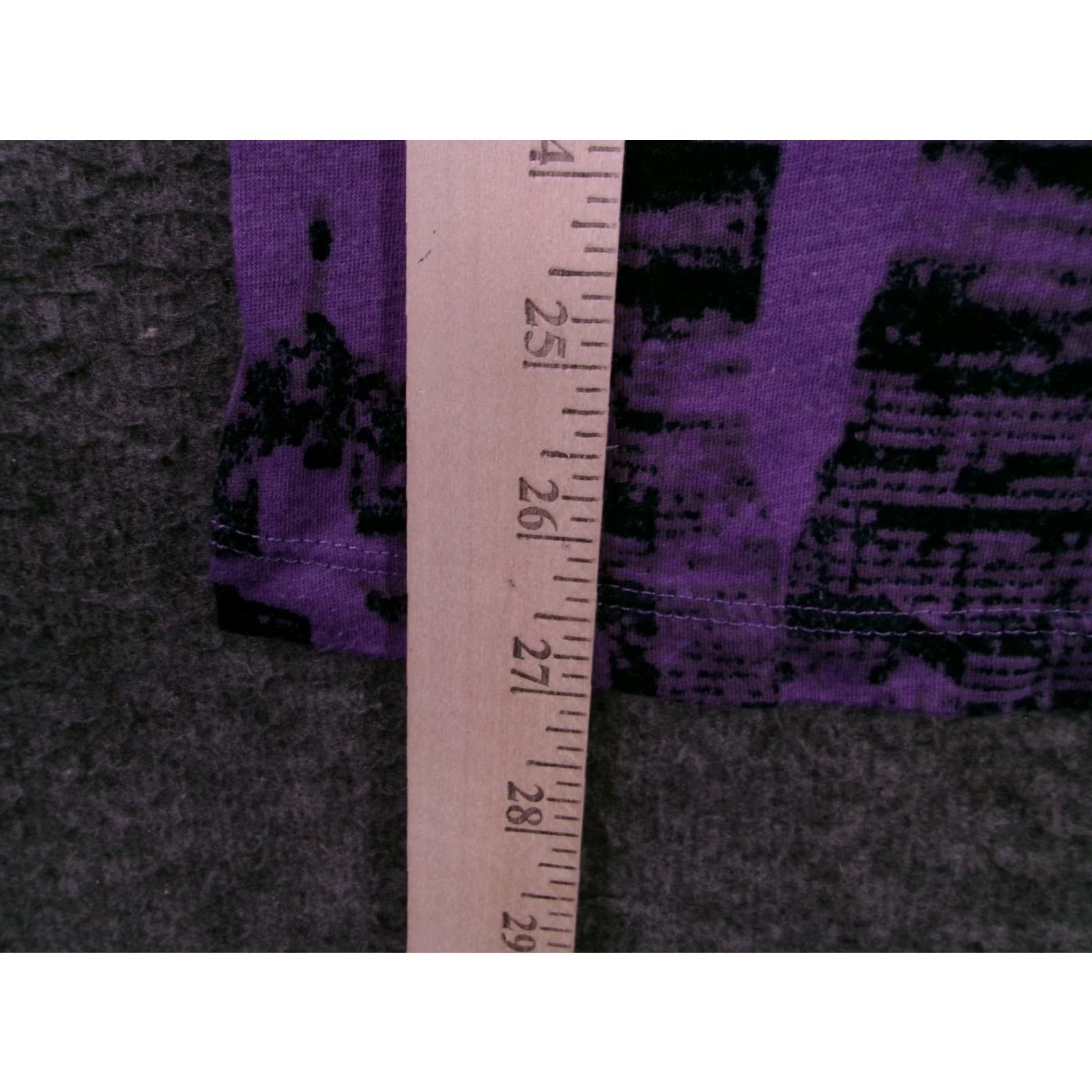 Vintage Delias Dress Womens XS Purple Cityscape Graphic Short Sleeve Tunic Fitted Casual Mini Size XS / US 0-2 / IT 36-38 - 6 Thumbnail