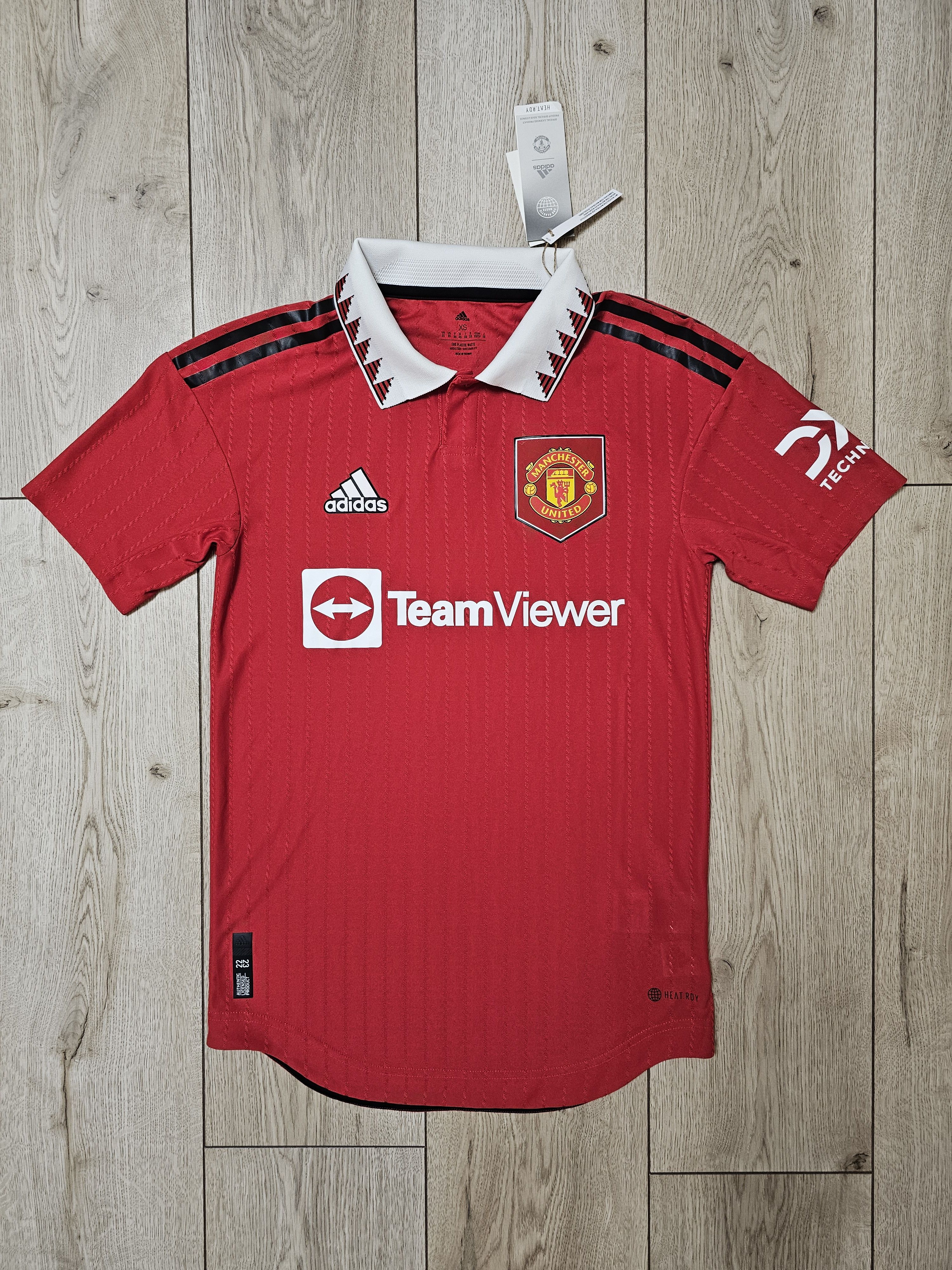 Adidas MANCHESTER UNITED 2022 2023 FOOTBALL SHIRT SOCCER JERSEY Size US XS / EU 42 / 0 - 1 Thumbnail