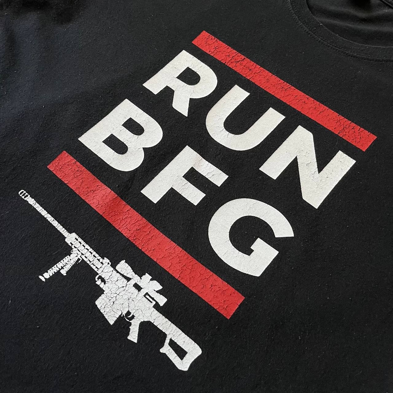 Rap Tees RUN BFG Big F Gun Black Red T Shirt Size US XL / EU 56 / 4 - 4 Thumbnail