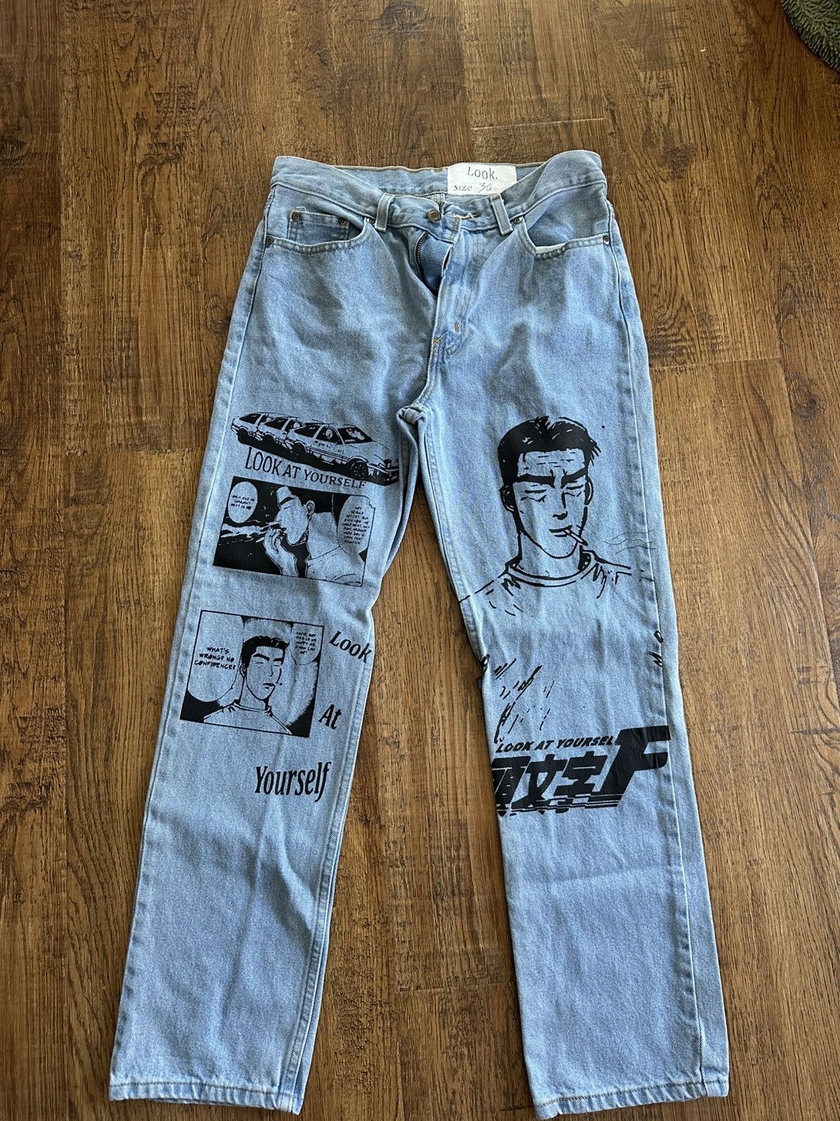 Vintage LOOK AT YOURSELF CUSTOM DENIM Size US 30 / EU 46 - 1 Thumbnail