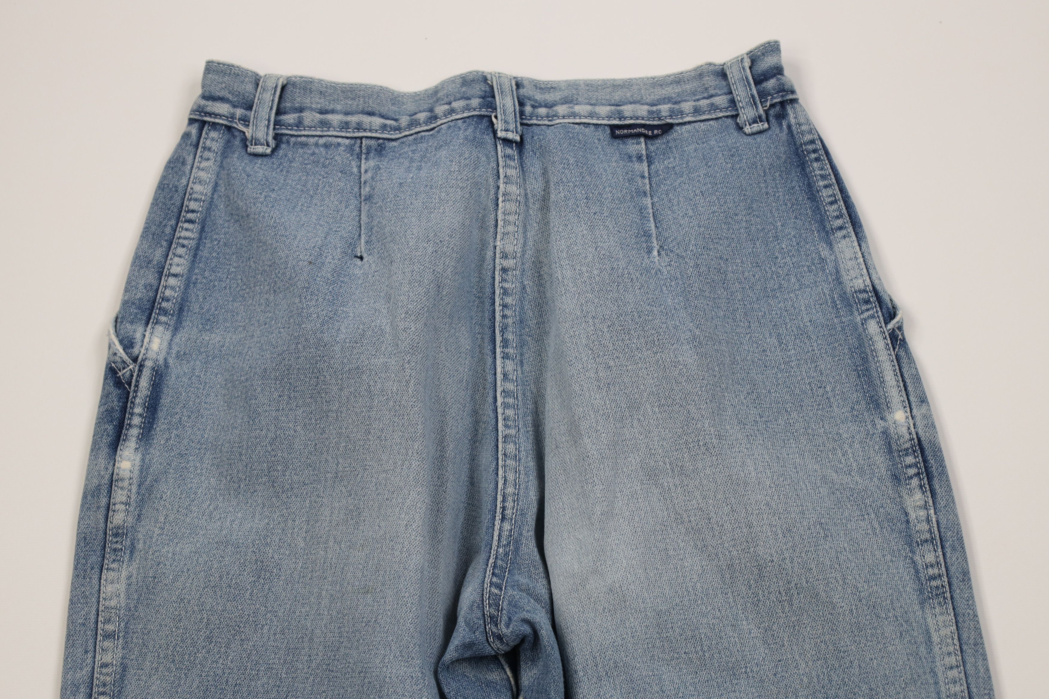Vintage Vintage 80s 90s Streetwear Pleated Straight Leg Denim Jeans Size 30" / US 8 / IT 44 - 11 Thumbnail